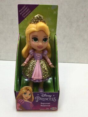Disney Princess (Rapunzel) and (Ariel)  Miniature Dolls 3.5" Figure- Set of 2